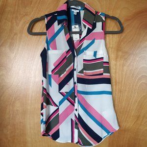 Express Portofino Stripped Sleeveless shirt